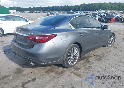 2019 Infiniti Q50 3.0T Luxe z USA, uszkodzony, nr VIN JN1EV7AP3KM543143